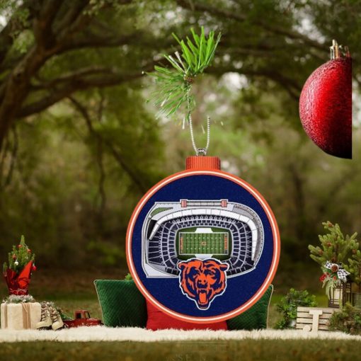 YouTheFan NFL Chicago Bears 3D StadiumView Ornament   Soldier Field