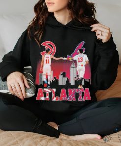 Young vs Acuna Jr Atlanta Sport Team Skyline 2023 signatures shirt