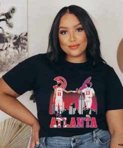 Young vs Acuna Jr Atlanta Sport Team Skyline 2023 signatures shirt 2 Young vs Acuna Jr Atlanta Sport Team Skyline 2023 signatures shirt