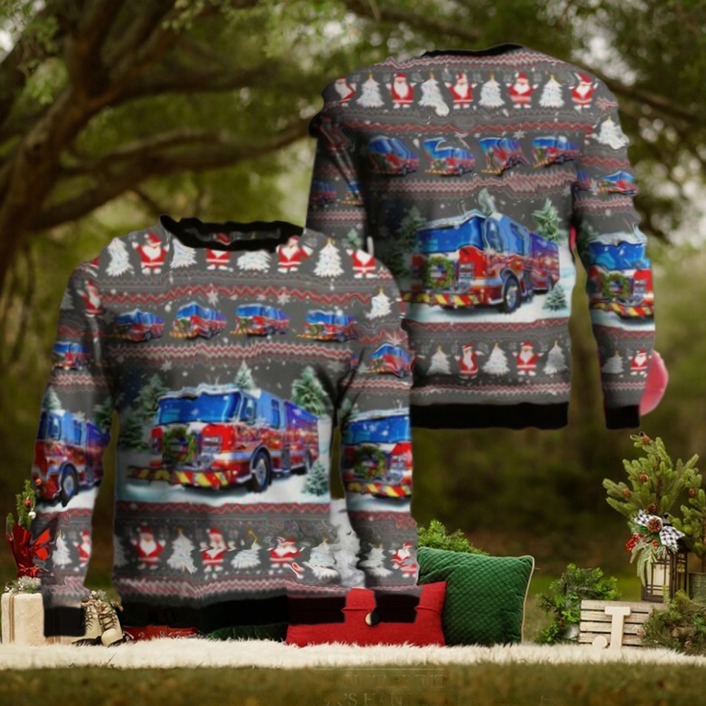 Youngsville Louisiana Youngsville Fire Department Christmas Ugly Sweater Youngsville Louisiana Youngsville Fire Department Christmas Ugly Sweater