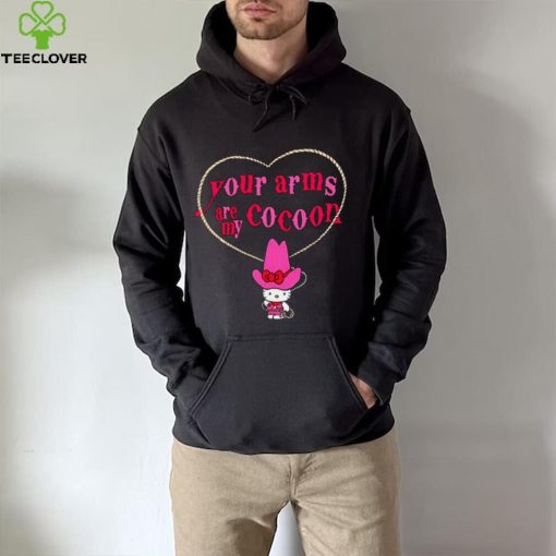 Your Arms Are My Cocoon Hello Kitty Ringer shirt