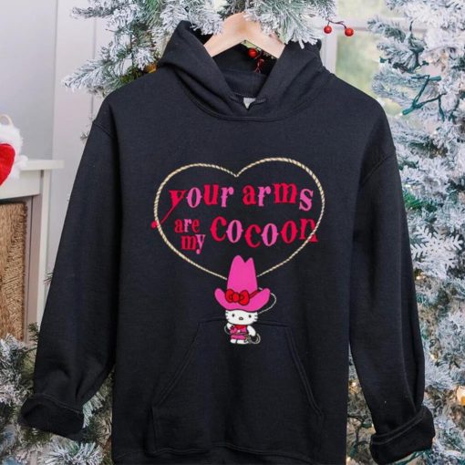 Your Arms Are My Cocoon Hello Kitty Ringer shirt