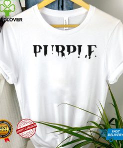 Yourrage Wearing Purple T Shirt