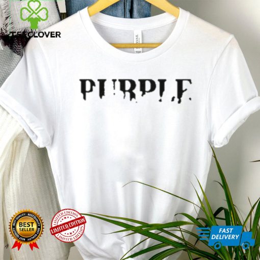 Yourrage Wearing Purple T Shirt