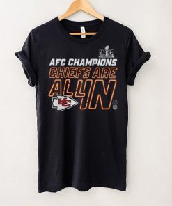 Youth 2024 AFC Conference Champions Kansas City Chiefs Locker Room T Shirt