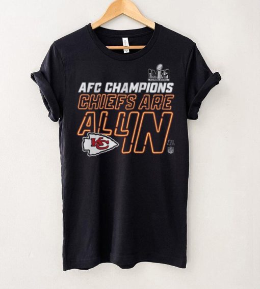 Youth 2024 AFC Conference Champions Kansas City Chiefs Locker Room T Shirt