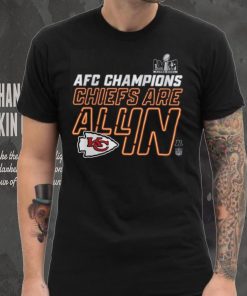 Youth 2024 AFC Conference Champions Kansas City Chiefs Locker Room T Shirt