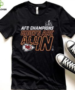 Youth 2024 AFC Conference Champions Kansas City Chiefs Locker Room T Shirt