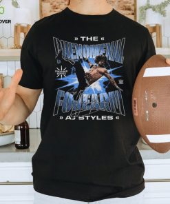 Youth 500 Level Black AJ Styles Phenomenal Forearm T Shirt
