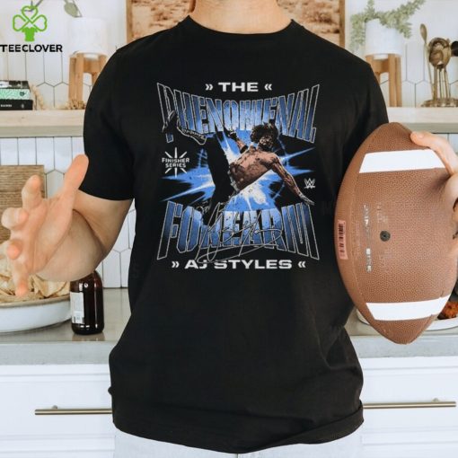 Youth 500 Level Black AJ Styles Phenomenal Forearm T Shirt