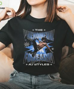Youth 500 Level Black AJ Styles Phenomenal Forearm T Shirt