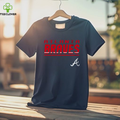Youth Atlanta Braves Navy Headliner Performance Pullover Shirt