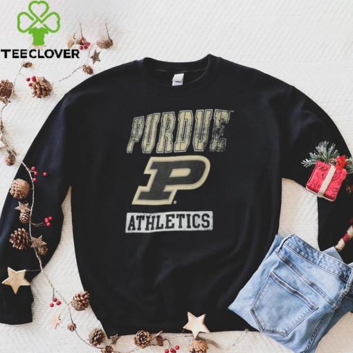 Youth Black Purdue Boilermakers Vintage T Shirt