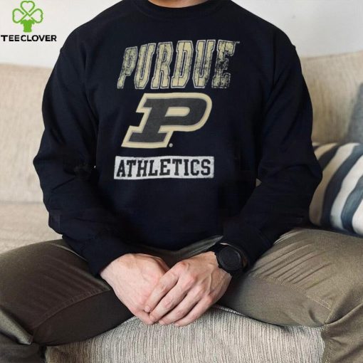 Youth Black Purdue Boilermakers Vintage T Shirt