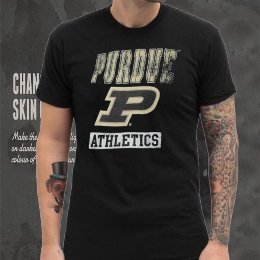 Youth Black Purdue Boilermakers Vintage T Shirt