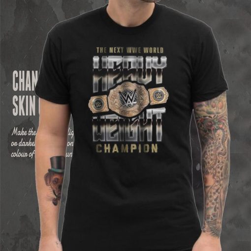 Youth Black WWE The Next World Heavyweight Champion T Shirt