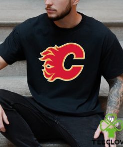 Youth Calgary Flames Levelwear Black Team Little Richmond T Shirt