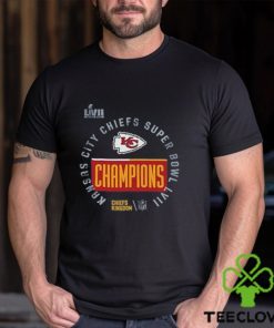 Youth Charcoal Kansas City Chiefs Super Bowl LVII Champions Trophy T Shirt