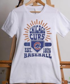 Youth Chicago Cubs Gray Sun Burst Shirt