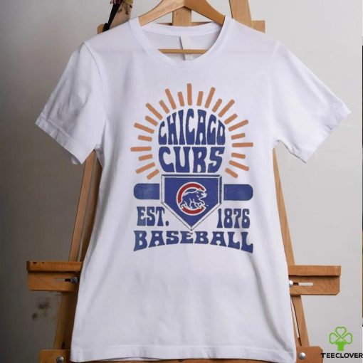 Youth Chicago Cubs Gray Sun Burst Shirt