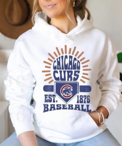 Youth Chicago Cubs Gray Sun Burst Shirt