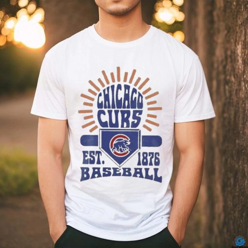 Youth Chicago Cubs Gray Sun Burst Shirt