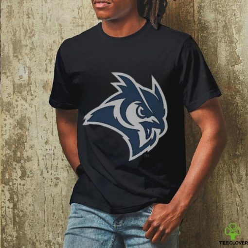 Youth Gray Rice Owls Logo Comfort Wash T Shirt