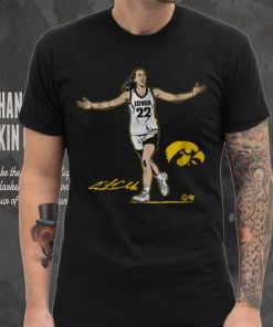 Youth Iowa Hawkeyes Black Caitlin Clark Star T Shirt