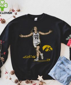 Youth Iowa Hawkeyes Black Caitlin Clark Star T Shirt