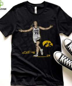 Youth Iowa Hawkeyes Black Caitlin Clark Star T Shirt