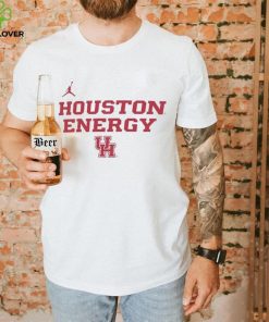 Youth Jordan Brand White Houston Cougars 2024 On Court Bench Energy T Shirt
