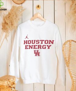 Youth Jordan Brand White Houston Cougars 2024 On Court Bench Energy T Shirt