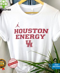 Youth Jordan Brand White Houston Cougars 2024 On Court Bench Energy T Shirt