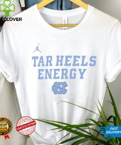 Youth Jordan Brand White North Carolina Tar Heels 2024 On Court Bench Energy T Shirt