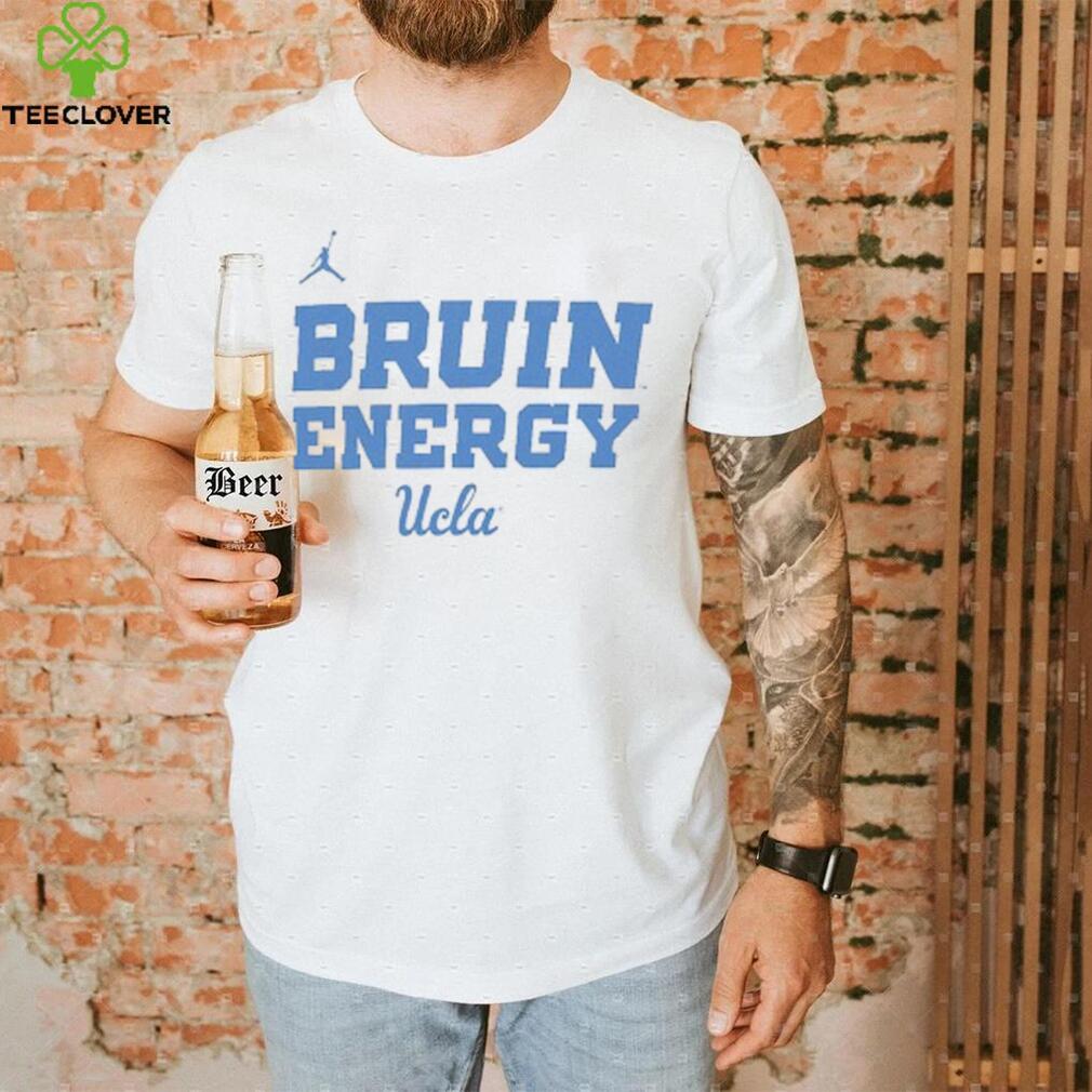 Youth Jordan Brand White UCLA Bruins 2024 On Court Bench Energy T Shirt Youth Jordan Brand White UCLA Bruins 2024 On Court Bench Energy T Shirt