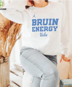 Youth Jordan Brand White UCLA Bruins 2024 On Court Bench Energy T Shirt