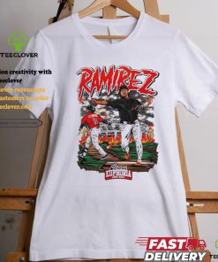 Youth Jose Ramirez baseball design cartoon shirt