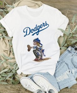 Youth Los Angeles Dodgers Tiny Turnip White Kate the Catcher T Shirt