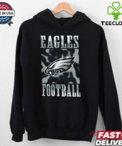 Youth Midnight Green Philadelphia Eagles Garage Hero T Shirt