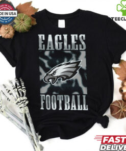 Youth Midnight Green Philadelphia Eagles Garage Hero T Shirt