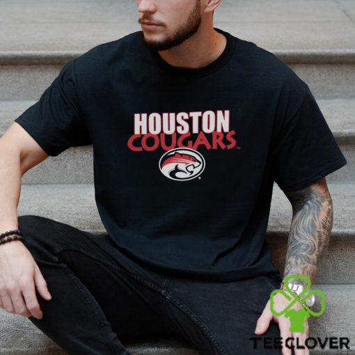 Youth Navy Houston Cougars Logo T Shirt