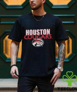 Youth Navy Houston Cougars Logo T Shirt