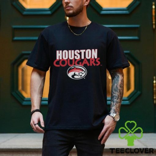 Youth Navy Houston Cougars Logo T Shirt