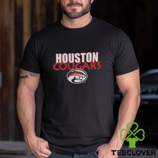 Youth Navy Houston Cougars Logo T Shirt