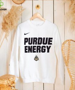 Youth Nike White Purdue Boilermakers 2024 On Court Bench Energy T Shirt