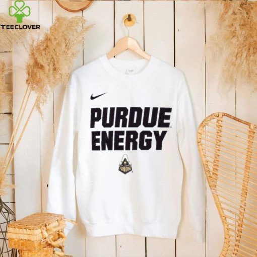 Youth Nike White Purdue Boilermakers 2024 On Court Bench Energy T Shirt