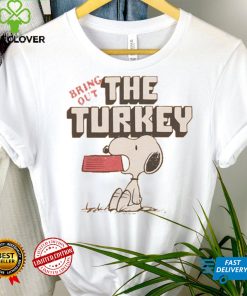 Youth Peanuts Snoopy Bring Out The Turkey Shirt