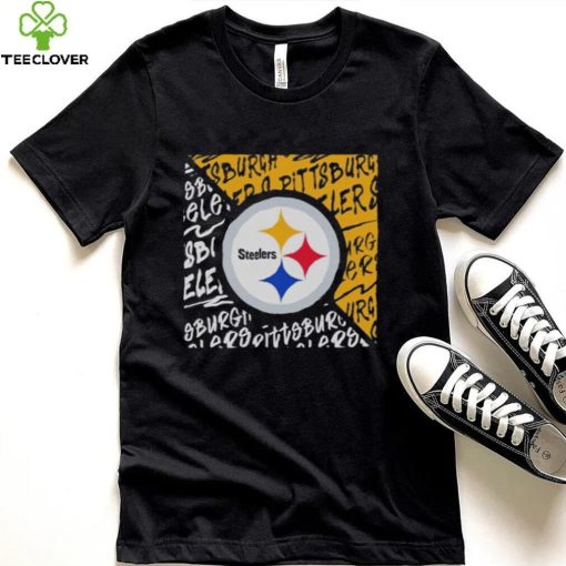Youth Pittsburgh Steelers Black Divide 2023 T Shirt