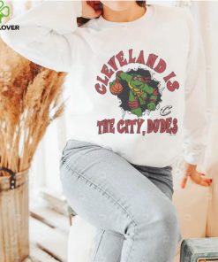 Youth TMNT x Cavs Cleveland Is The City Dudes Shirt
