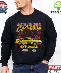 Youth Team Penske Red Joey Logano 2024 NASCAR Cup Series Champion Signature T Shirt
